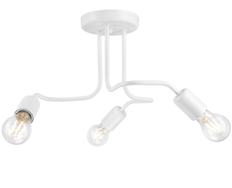 CHARLIE lampa sufitowa 3-punktowa biała CHARLIE lampa sufitowa 3-punktowa biała