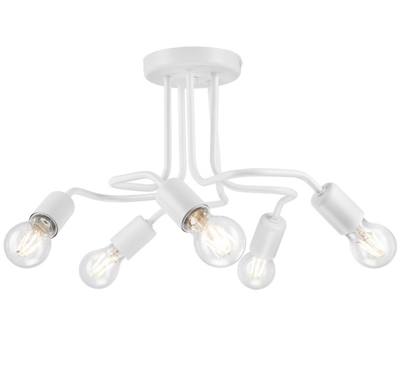 CHARLIE lampa sufitowa 5-punktowa biała CHARLIE lampa sufitowa 5-punktowa biała