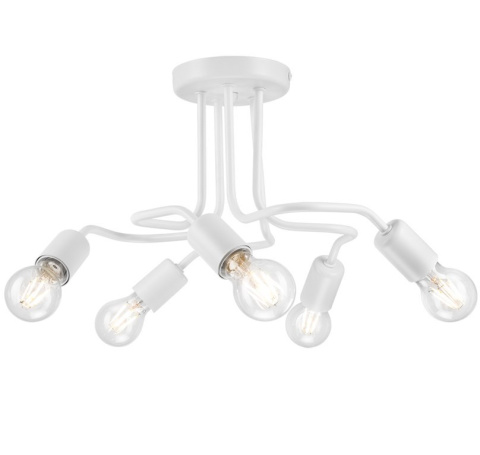 CHARLIE lampa sufitowa 5-punktowa biała CHARLIE lampa sufitowa 5-punktowa biała