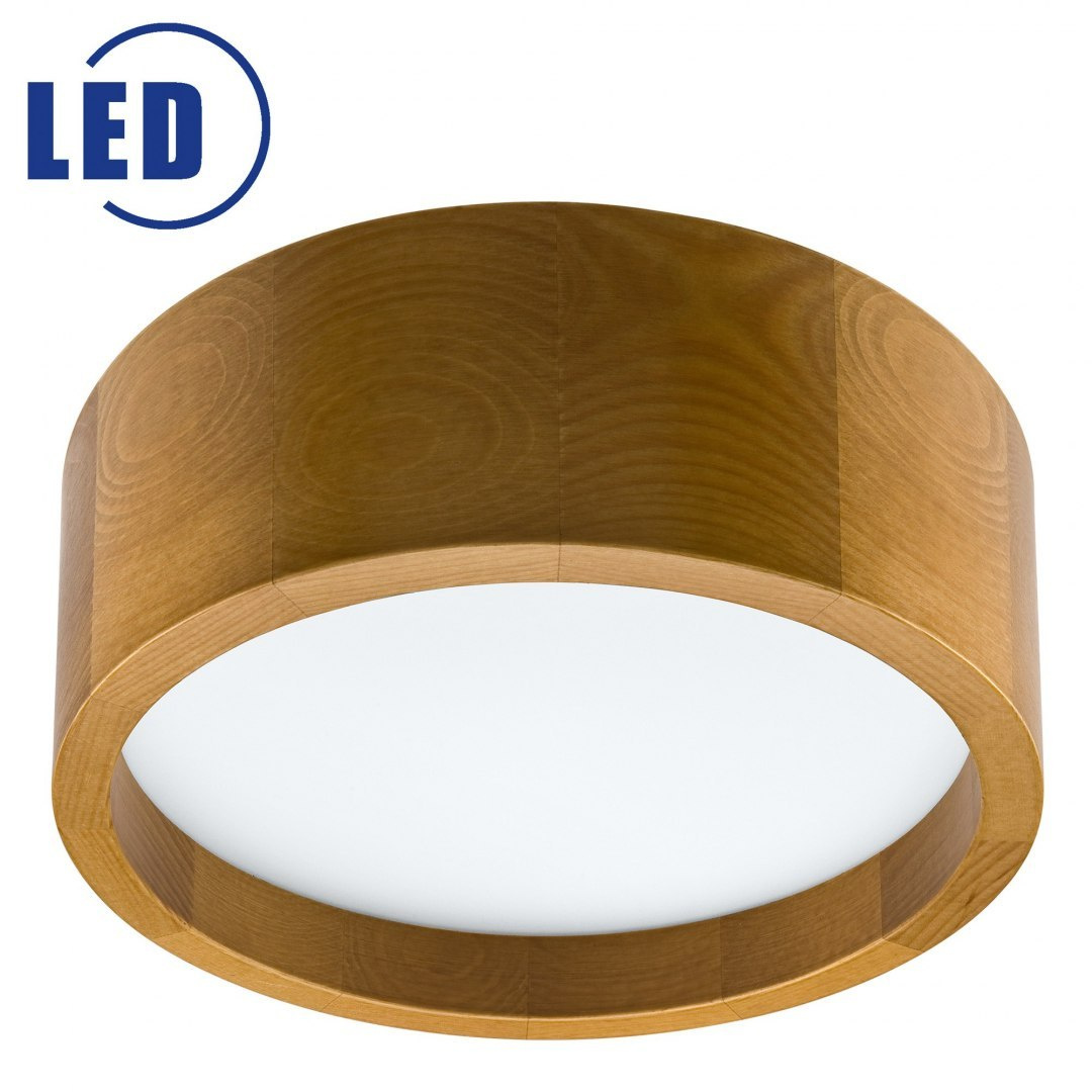 VENUS plafon LED 21W drewniany 27 cm oliwka VENUS plafon LED 21W drewniany 27 cm oliwka