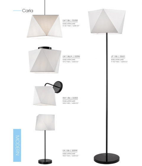 1 LAMPA SUFITOWA CARLA ABAŻUR DIAMENT LOFT, VINTAGE, GLAMOUR BIAŁA 1 LAMPA SUFITOWA CARLA ABAŻUR DIAMENT LOFT, VINTAGE, GLAMOUR BIAŁA