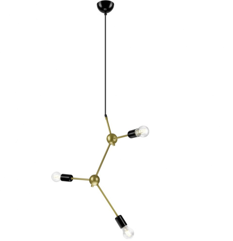 3 NOWOCZESNA ZŁOTA LAMPA WISZĄCA ALESSIA LOFT INDUSTRIAL 3 NOWOCZESNA ZŁOTA LAMPA WISZĄCA ALESSIA LOFT INDUSTRIAL