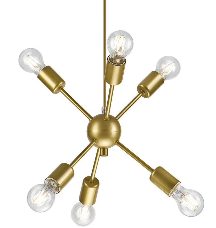 RUBY lampa wisząca 6-punktowa złota RUBY lampa wisząca 6-punktowa złota