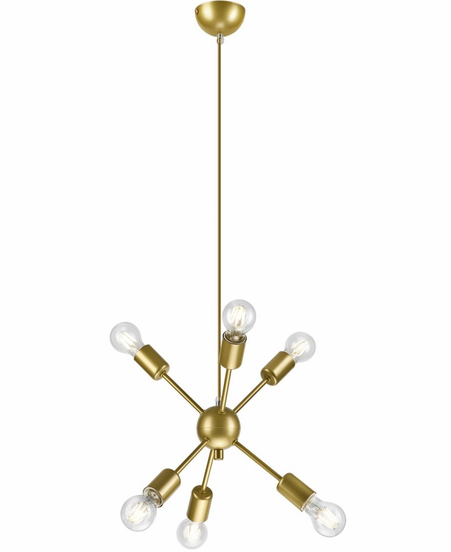 RUBY lampa wisząca 6-punktowa złota RUBY lampa wisząca 6-punktowa złota