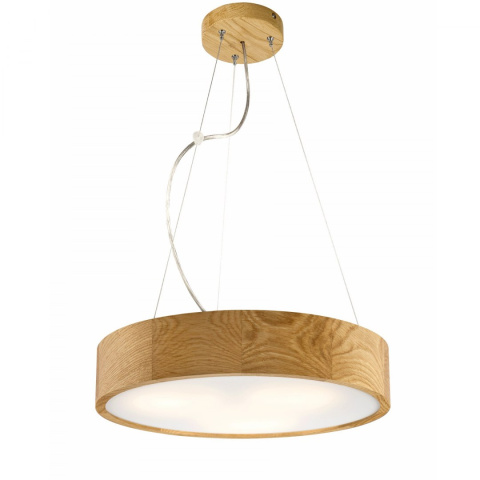 Lampa wisząca 2-punktowy plafon RING-MODERN 38 dąb