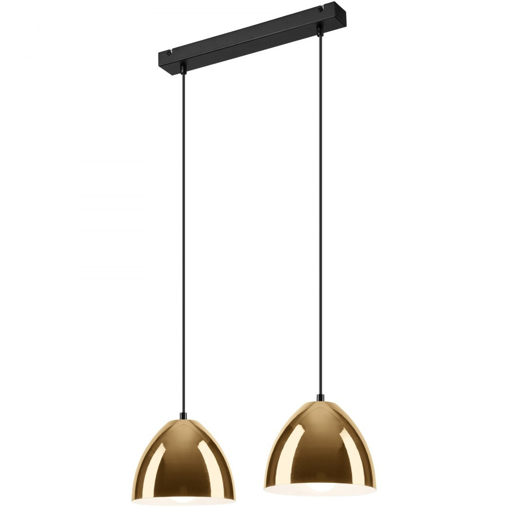 MIA lampa wisząca 2-punktowa listwa złota / czarna MIA lampa wisząca 2-punktowa listwa złota / czarna