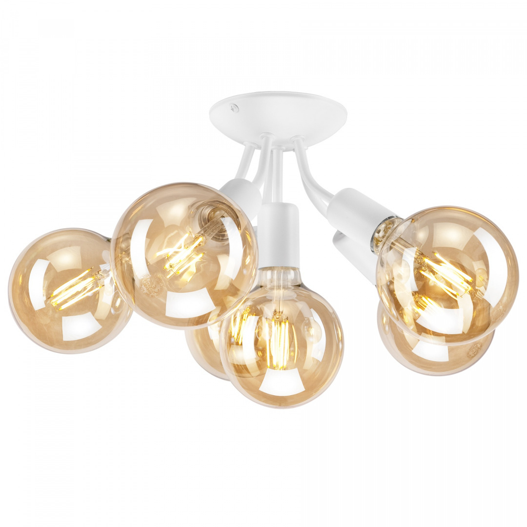 VIGGO lampa sufitowa 6-punktowa biała VIGGO lampa sufitowa 6-punktowa biała